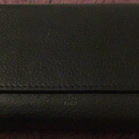 Authentic Vintage Celine Black Italian Leather Luxury Wallet - Picture 2 of 16